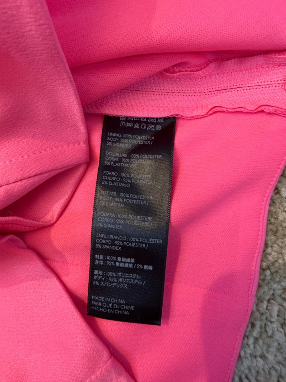 I.AM.GIA Naomi Top Hot Pink Ruffle Tie-Front Crop Top Size Small - Picture 6 of 8
